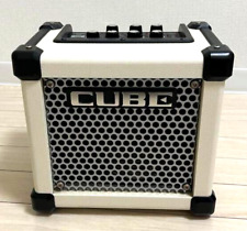 Używany, Biały wzmacniacz gitarowy ROLAND MICRO CUBE GX z Japonii na sprzedaż  Wysyłka do Poland