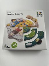 Plan Toys Weather Dress-up Wooden Toddler Toy 2+years and over, used for sale  Shipping to South Africa