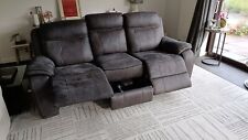 suede recliner sofa for sale  LYDBROOK