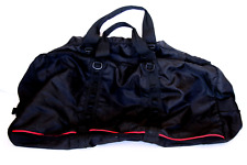 Large 30+ In Sports Equipment Gear Gym Travel Black Duffle Bag Handles Zip *Flaw, used for sale  Shipping to South Africa