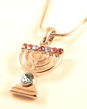 Menorah judaica necklace for sale  Shipping to Ireland