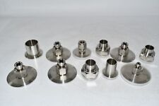 Large Lot of Sanitary Stainless Steel Fittings, Gaskets Seals Flanges Parker & O, used for sale  Shipping to South Africa