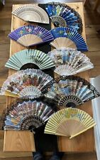 Mixed hand fan for sale  CARDIFF