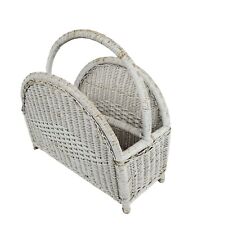 White wicker magazine for sale  Gresham