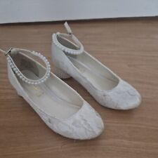 Girls white shoes for sale  RUISLIP