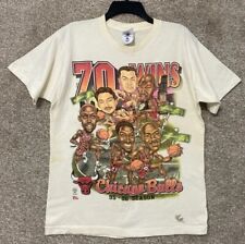 Camiseta Vintage Años 90 Jugador Profesional NBA Chicago Bulls Caricatura 70 Ganadores Jordan Talla M segunda mano  Embacar hacia Argentina