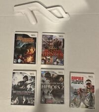 Used, Wii Zapper and Game Lot - Cabela, Medal of honor and more! for sale  Shipping to South Africa