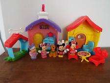 Usado, 5 figuras de Fisher Price Little People de Disney Mickey Mouse Minnie Play House segunda mano  Embacar hacia Argentina