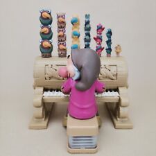 RARE! Snow White & 7 Dwarfs Toy Piano Disney - Accordion Seat Pumps w/its Figure segunda mano  Embacar hacia Spain