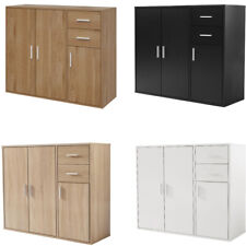 Wooden Sideboard Cabinet Cupboard Unit Storage Furniture With 2 Drawers 3 Doors for sale  Shipping to South Africa