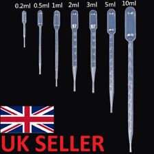 Clear plastic pipettes for sale  PETERBOROUGH