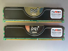 PC3200 DDR 400 256MB X2 512MB PQI TURBO RAM WITH HEAT SPREADER 2.5 CLOCK for sale  Shipping to South Africa