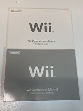 Manual de operaciones de Nintendo Wii - Configuración del sistema/canales y configuraciones de bolsillo  segunda mano  Embacar hacia Mexico