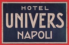 Etichetta hotel albergo usato  Bologna