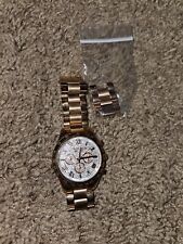 Relógio feminino Michael Kors Layton rosa tom dourado aço inoxidável precisa de bateria comprar usado  Enviando para Brazil