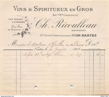 1901 vins spiritueux d'occasion  France