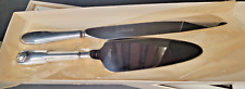 Vintage Bridalane Crown Silver Cake Knife and Stainless Server Set for sale  Shipping to South Africa