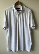 Camisa polo masculina Rag & Bone XXL piquet algodão elastano preppy 2XL off white, usado comprar usado  Enviando para Brazil