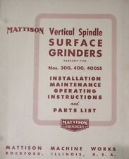 Mattison surface grinder for sale  Port Richey