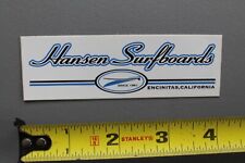 Hansen surfboards encinitas for sale  Los Angeles