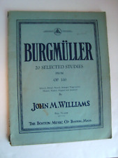 Burgmuller selected studies for sale  Halifax