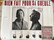 Gainsbourg gueule 120x160cm d'occasion  France