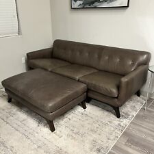 Leather couch ottoman for sale  Gilbert