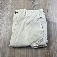 Pantalones chinos Zanella Cargo mezcla algodón lino para hombre talla 34 x 30 varios bolsillos, usado segunda mano  Embacar hacia Argentina
