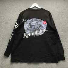 Camiseta Remington Masculina Vintage Manga Longa Extra Grande An American Tradition Preta*, usado comprar usado  Enviando para Brazil