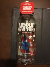 Absolut Vodka New York Liter empty bottle collector limited state edition , used for sale  Shipping to Canada