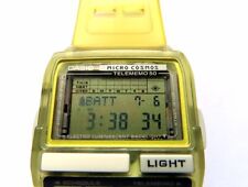 Relógio digital Casio DBC-63 Micro Cosmos Telememo 50 banco de dados COREIA, AMARELO RARO comprar usado  Enviando para Brazil