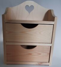Heart wooden storage for sale  LEICESTER