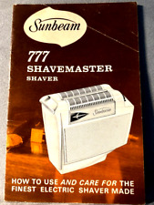 Sunbeam 777 shavemaster for sale  Shavertown