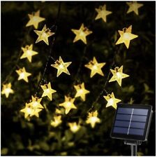 Usado, Luces de cuerda parpadeantes Solar Star 40 ft 100 LED y 8 modos luces de hadas con energía solar segunda mano  Embacar hacia Argentina