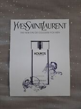 Publicité papier parfum. d'occasion  Dunkerque-
