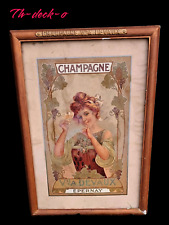 Ancienne affiche champagne d'occasion  Le Havre-