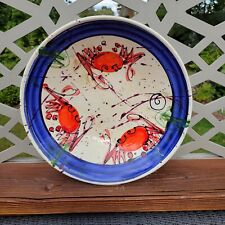 Annapolis Pottery by Donna Toohey Ceramic Crab Round Platter Pasta Bowl - READ for sale  Shipping to South Africa