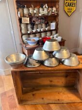 Vintage Set 10 Individual Pie / Tart Baking Tins - Kitchenalia! for sale  Shipping to South Africa