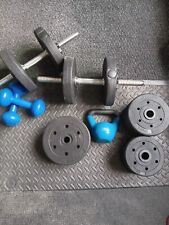 Exercise weights 6x2.5kg for sale  TWICKENHAM