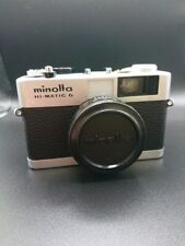 Minolta Hi-Matic G Fotocamera a Rullino Vintage 1974 Ob. Rokkor f:38mm 1:2.8 segunda mano  Embacar hacia Argentina