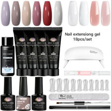 18x/set MTSSII Glitter UV Gel Polish Nail Dryer Kits Base Top Gel Coat Manicures, used for sale  Shipping to South Africa