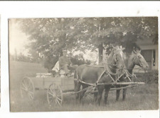 Rppc horse wagon for sale  Boston