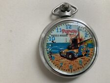 Reloj de bolsillo vintage Popeye vagón de pádel segunda mano  Embacar hacia Argentina