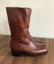 Used, A.TESTONI Mens Calved Leather Boots Vintage Sheepskin Boots Handmade 42 UK €8,759 for sale  Shipping to South Africa