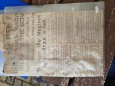 Historic newspaper for sale  BILLINGSHURST