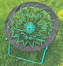 Teal 32 "Bungee Chair Round Folding Lightweight Indoor Outdoor Camp Furniture segunda mano  Embacar hacia Argentina