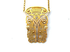 585. Gold Women's Necklace Kalevala Koru Finland 24.3g for sale  Shipping to South Africa