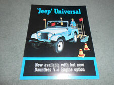 1965 Jeep Universal CJ-5 CJ-6 DJ-5 DJ-6 Brochura Original/'65 Catálogo 65-07 comprar usado  Enviando para Brazil