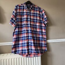 mens short sleeve check shirts for sale  BURY