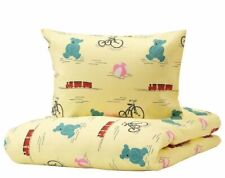 Ikea KAPPHAST Children's Duvet cover & pillowcase, toys, yellow, 150x200cm, New till salu  Toimitus osoitteeseen Sweden